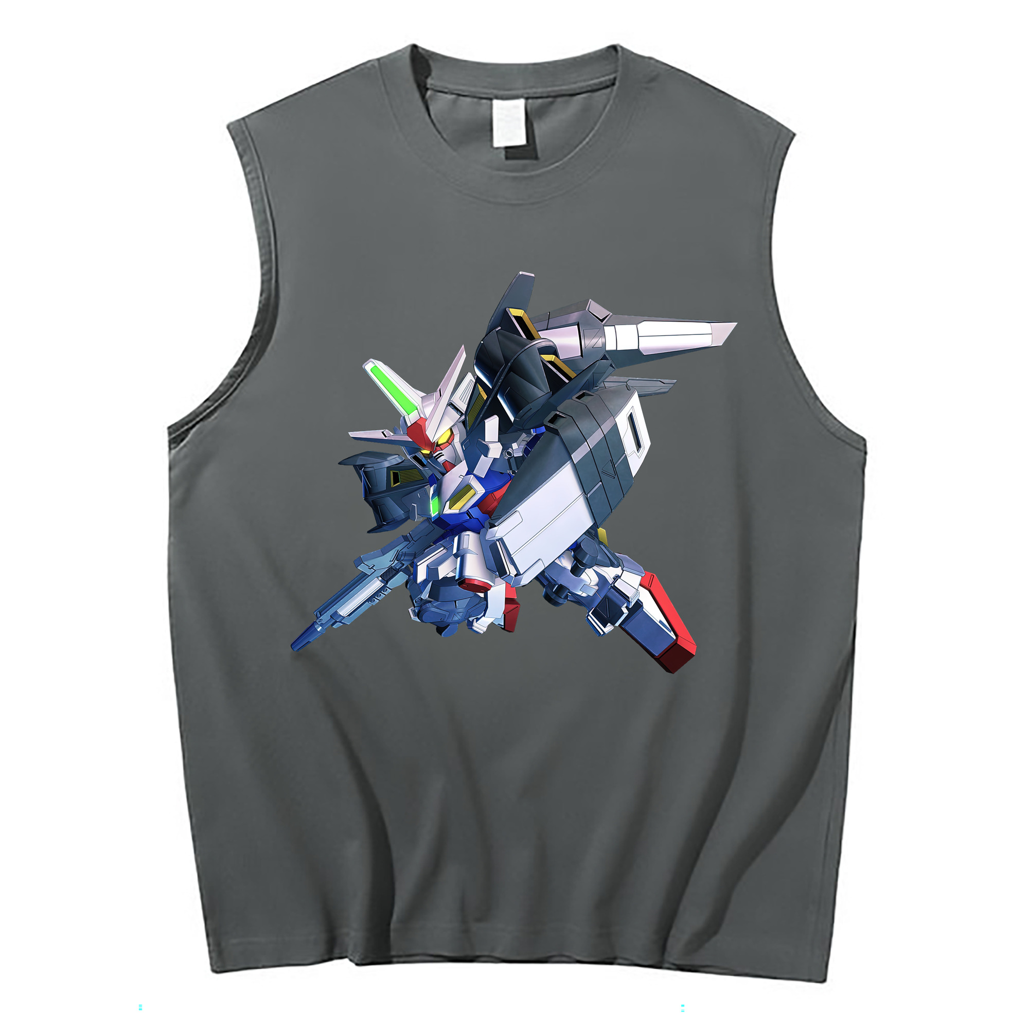 （画像用） 機動戦士ガンダム Mobile Suit Gundam コットン100％タンクトップ（フロントプリント）